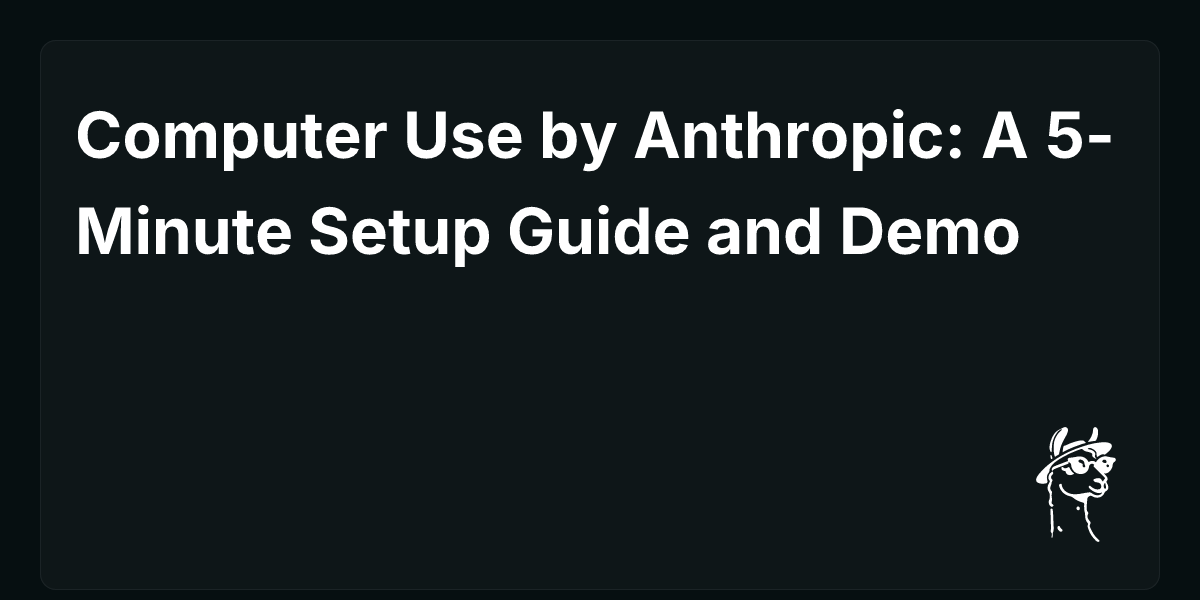 Anthropic just announced computer use – an API for automating operations on a computer by looking at the screen, moving a cursor, clicking buttons, 