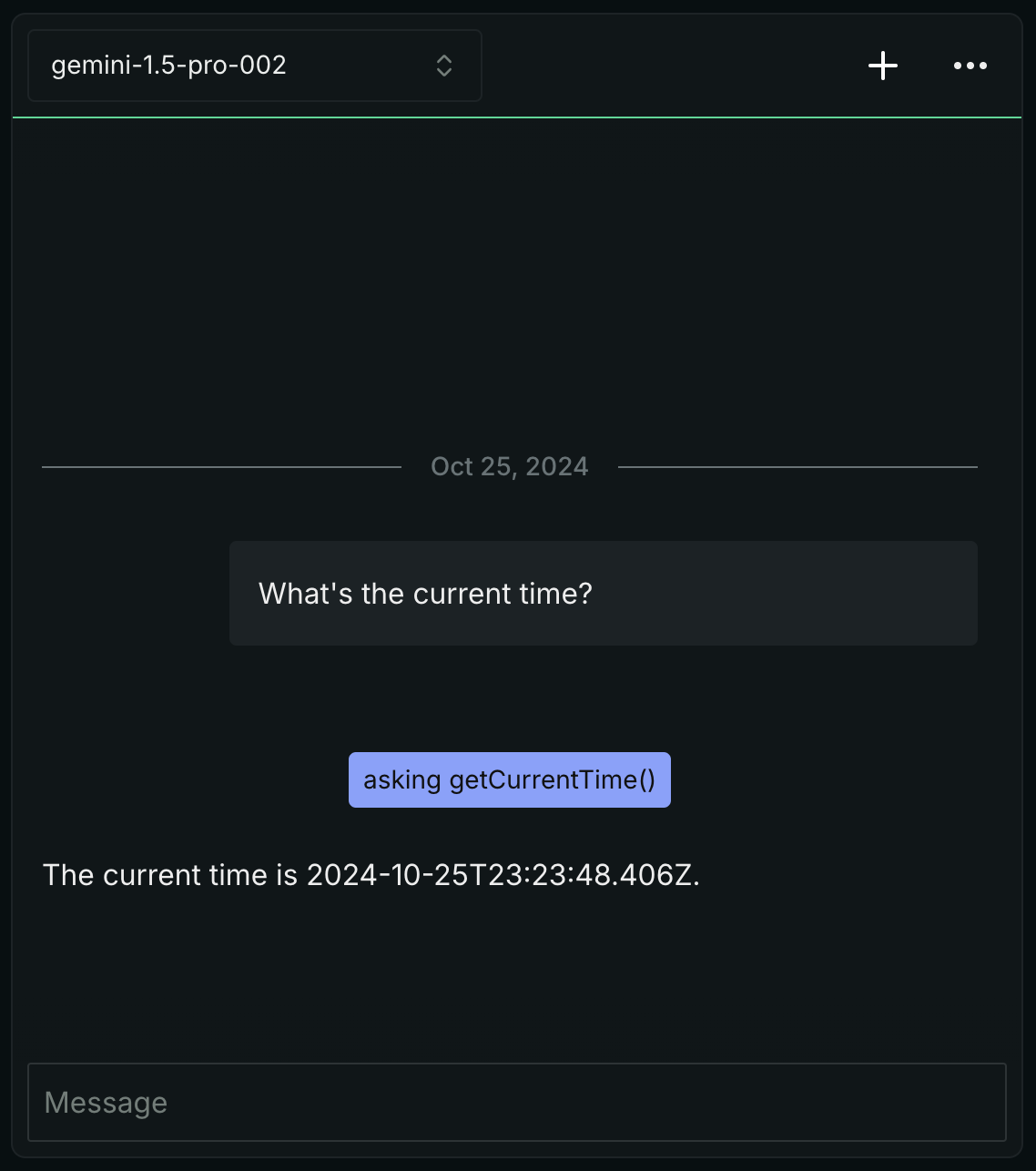 Lam using getCurrentTime