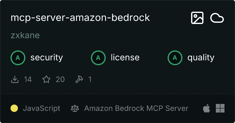 Amazon Bedrock Server MCP server