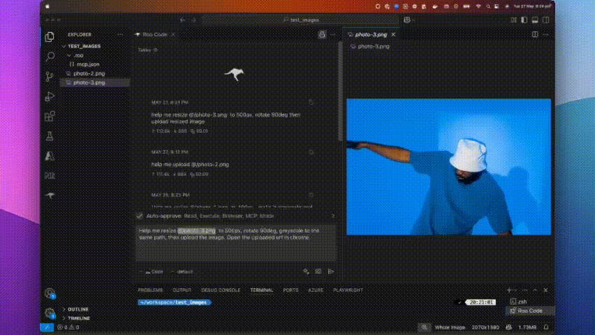 Demo: Image Resize and Upload