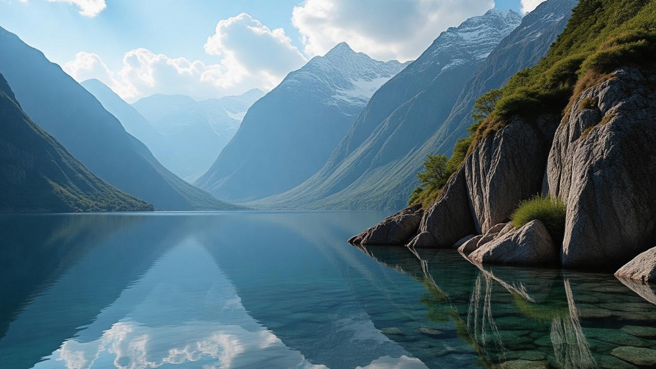 Generated Mountain Image