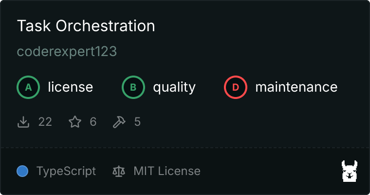 Task Orchestration MCP server
