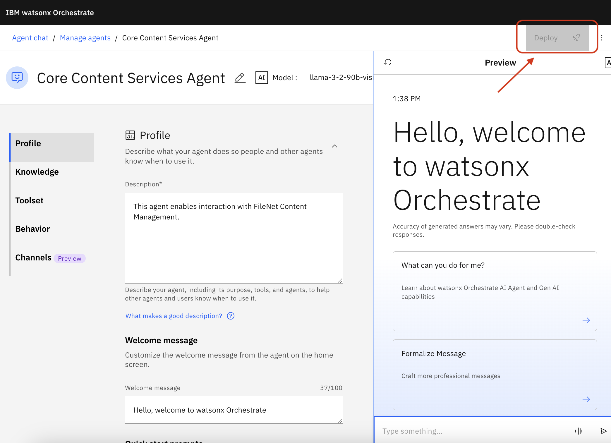 Configuration completed