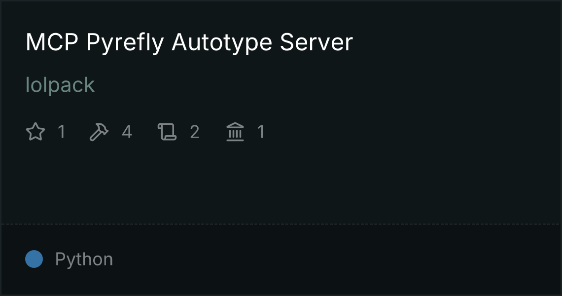 analyze_python_file - MCP Pyrefly Autotype Server | Glama