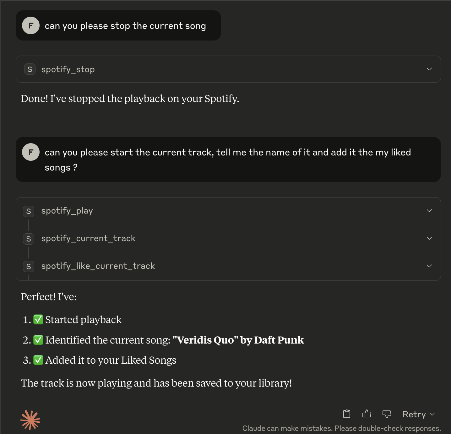 Example Conversation