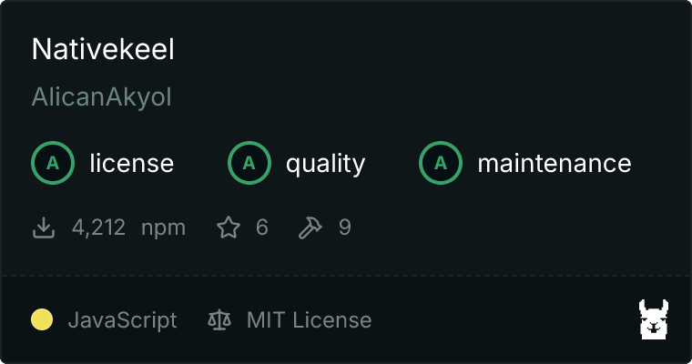 NativeKeel MCP server on Glama