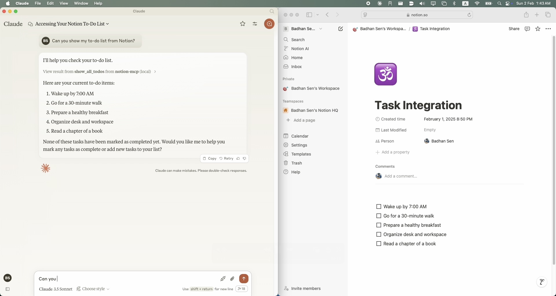 Запрос MCP Notion 1