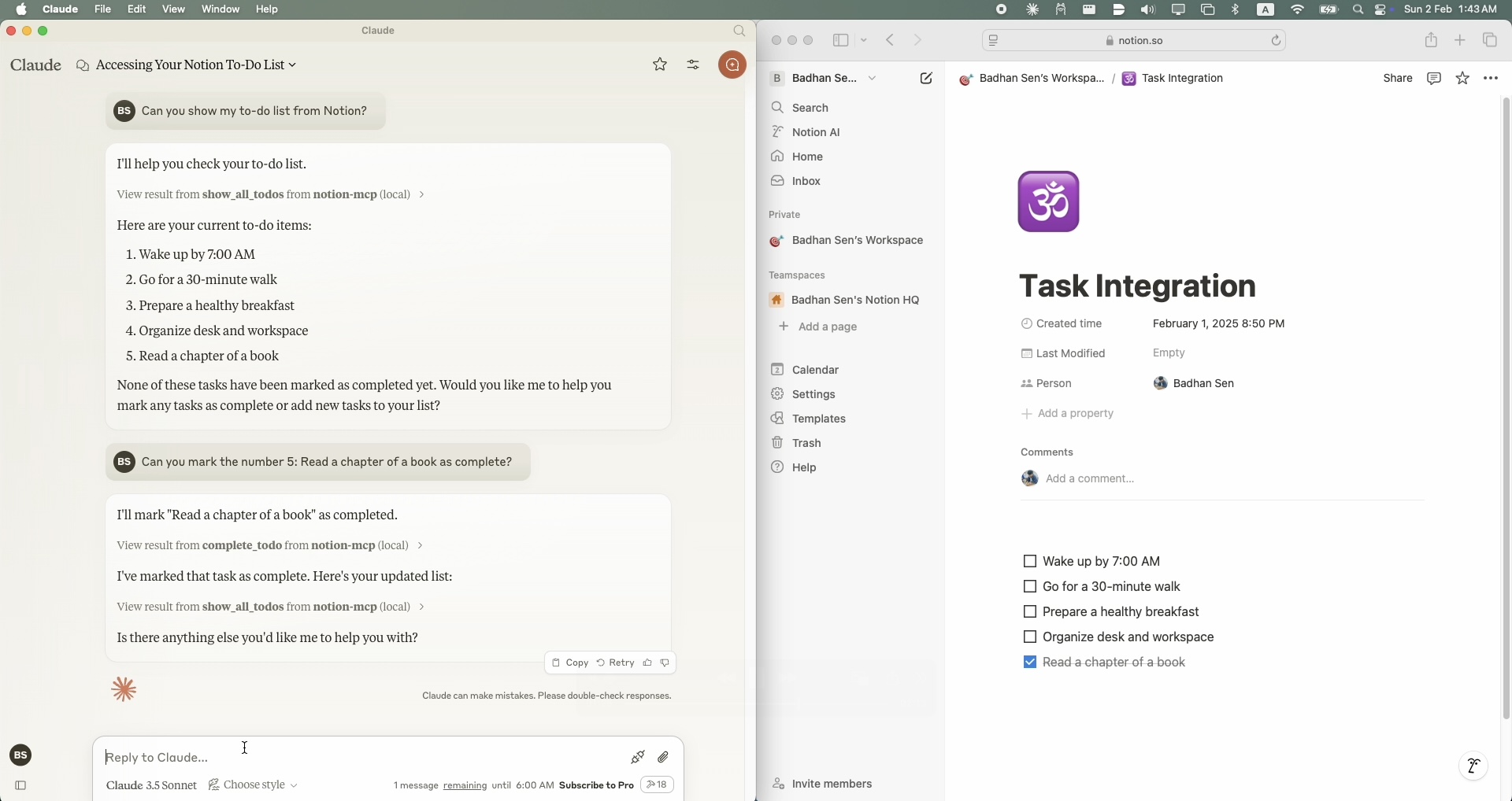 Запрос MCP Notion 1