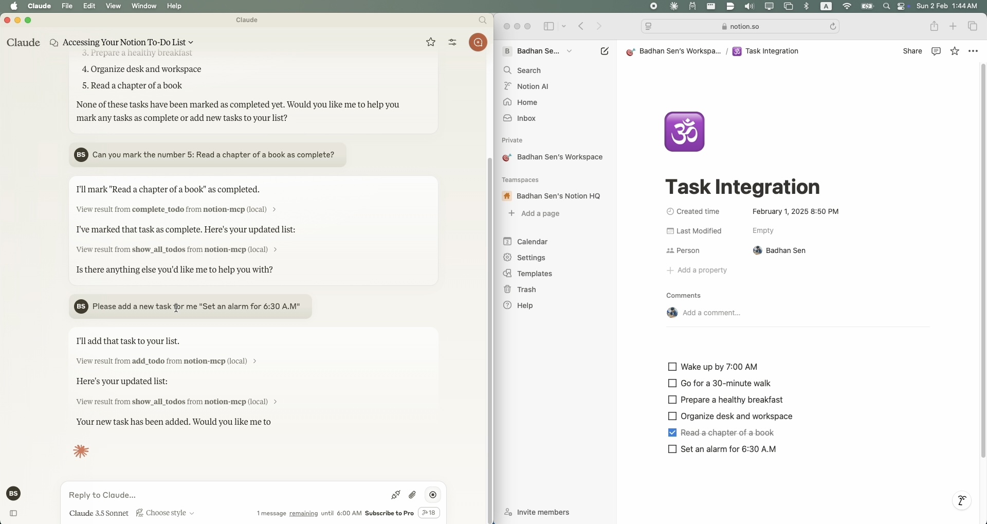 Запрос MCP Notion 1