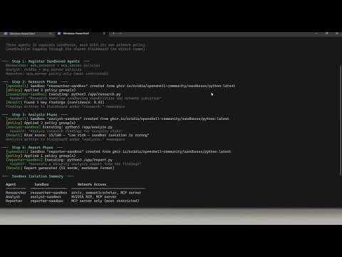 NemoClaw Sandbox Demo