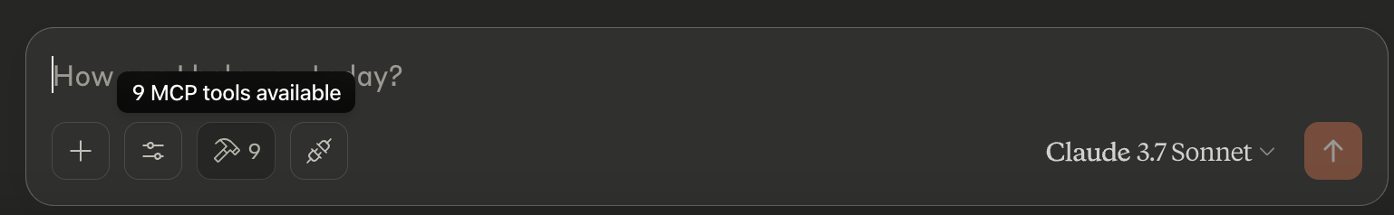 Herramientas disponibles en Claude Desktop