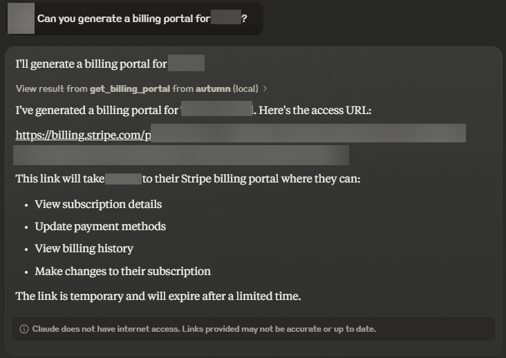 クロードが請求ポータルを作成