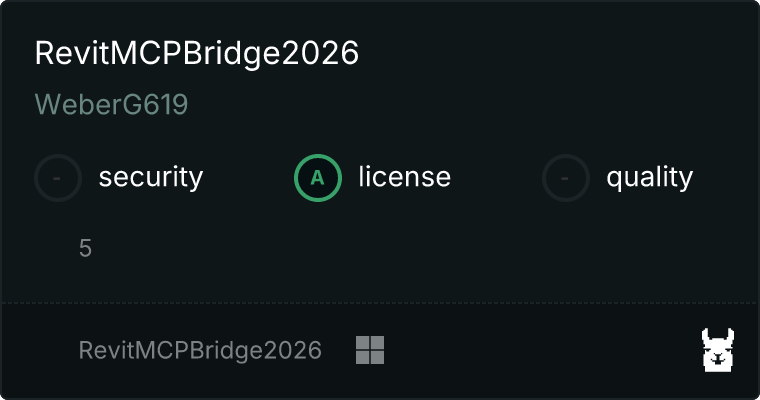 RevitMCPBridge2026 MCP server