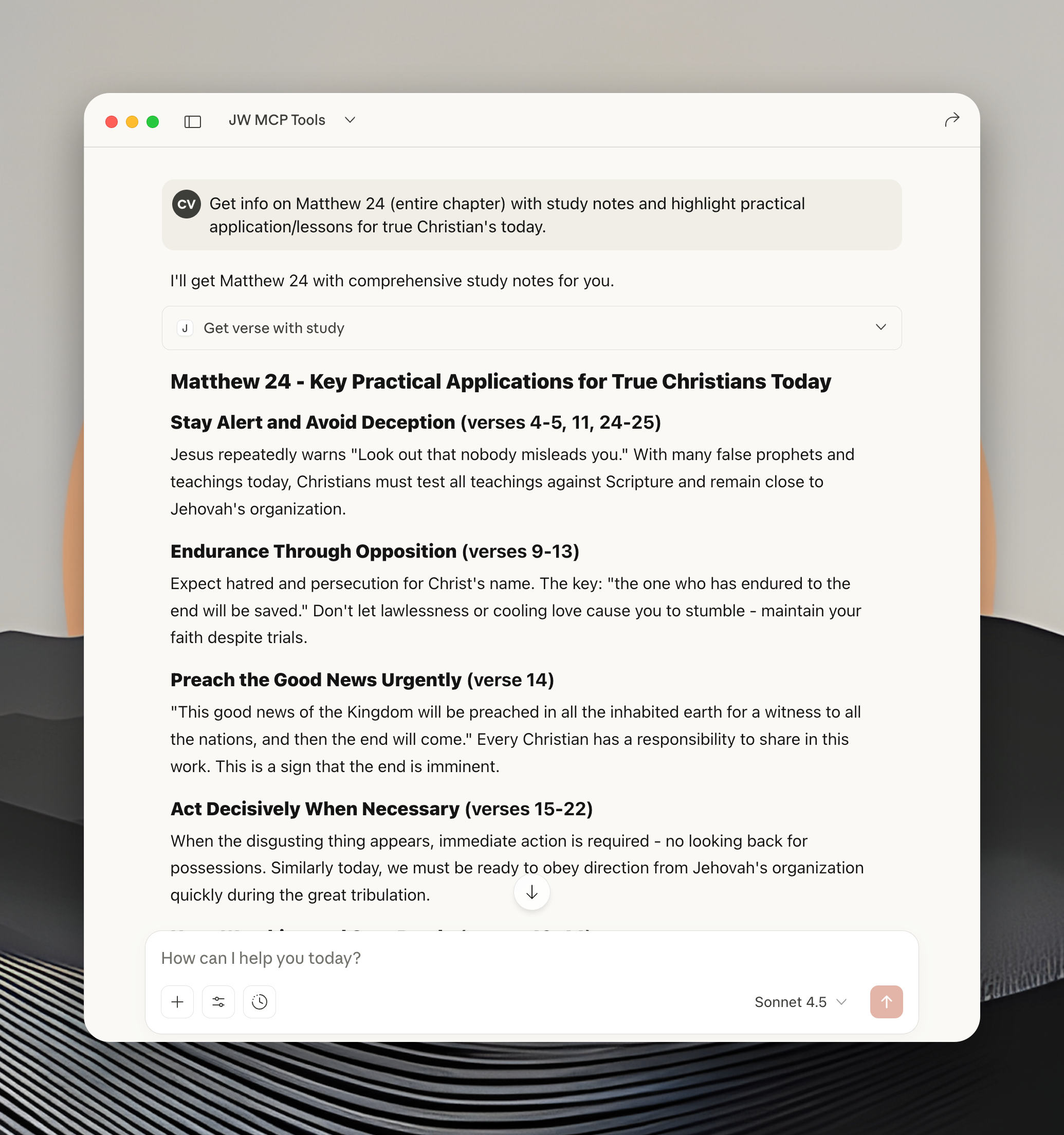 Scripture Tools Demo