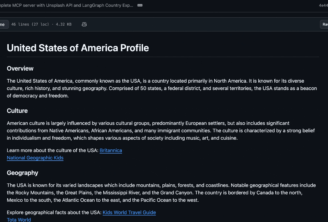 USA Profile Demo