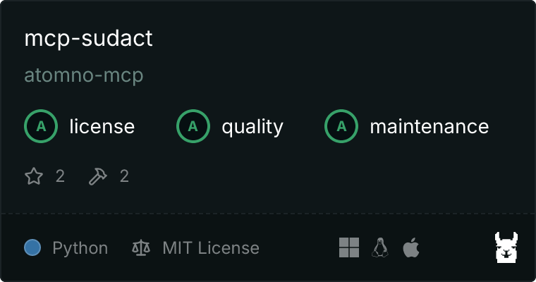 mcp-sudact MCP server