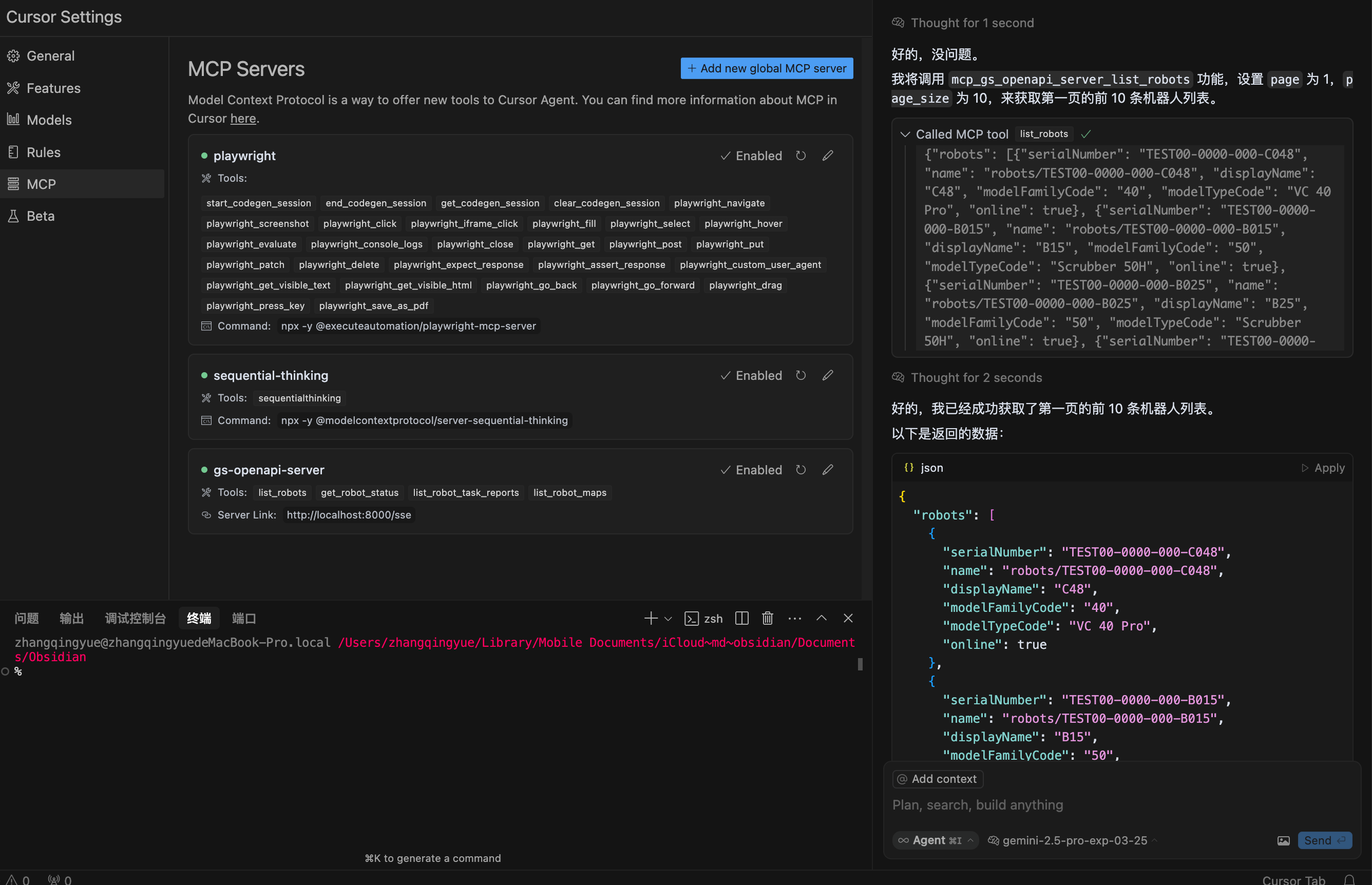 Cursor Usage Screenshot