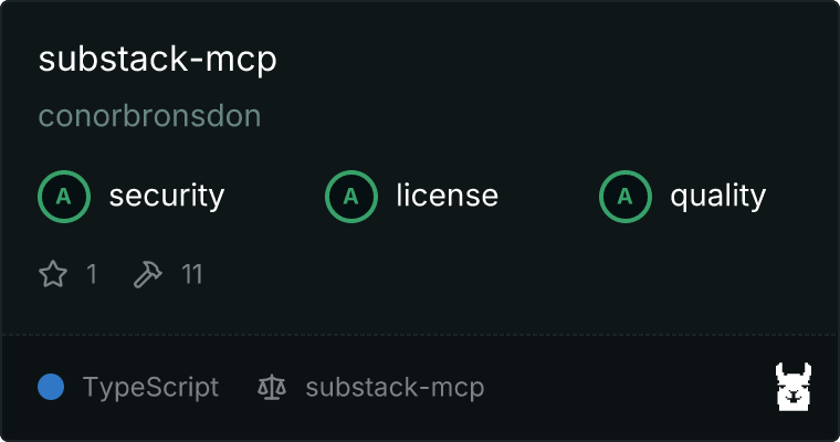substack-mcp MCP server