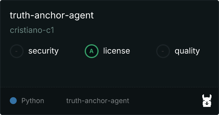 truth-anchor-agent MCP server