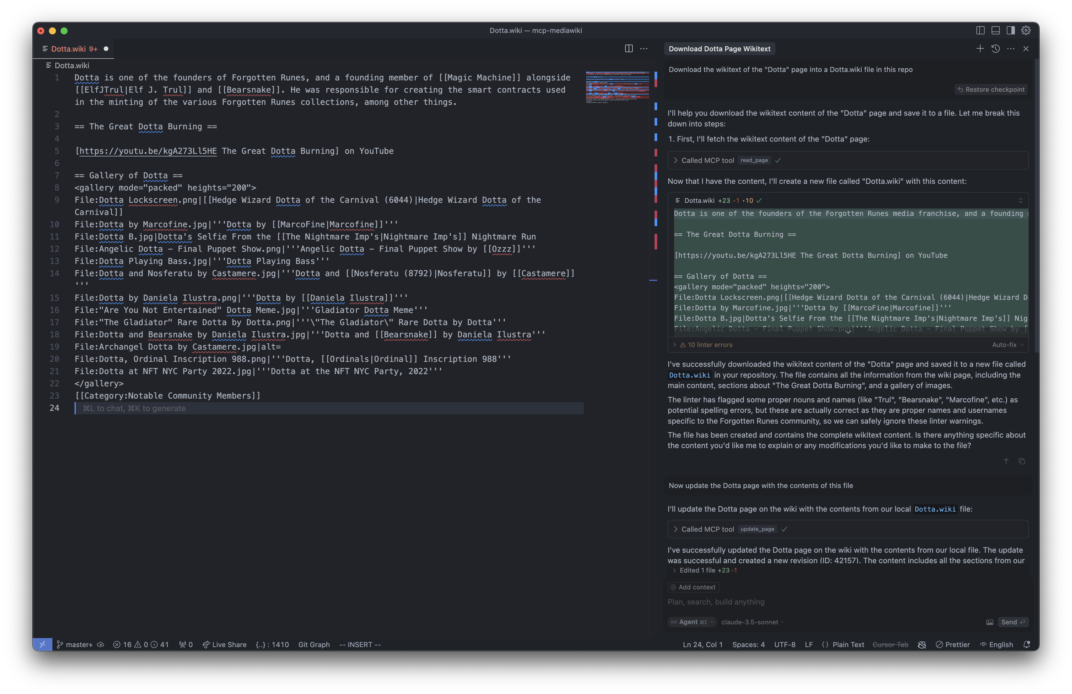Wizzypedia MCP Server