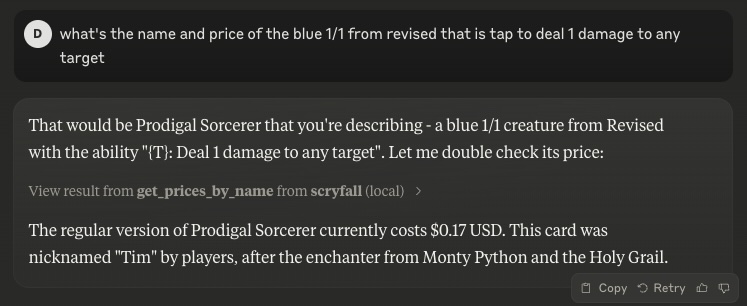 Servidor MCP de Scryfall