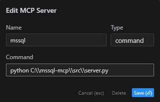 Configuración del cursor