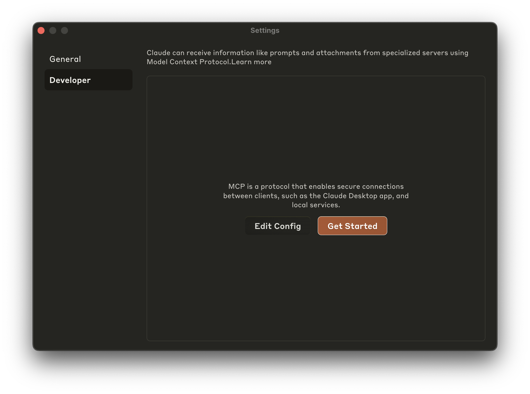 Escritorio de Claude