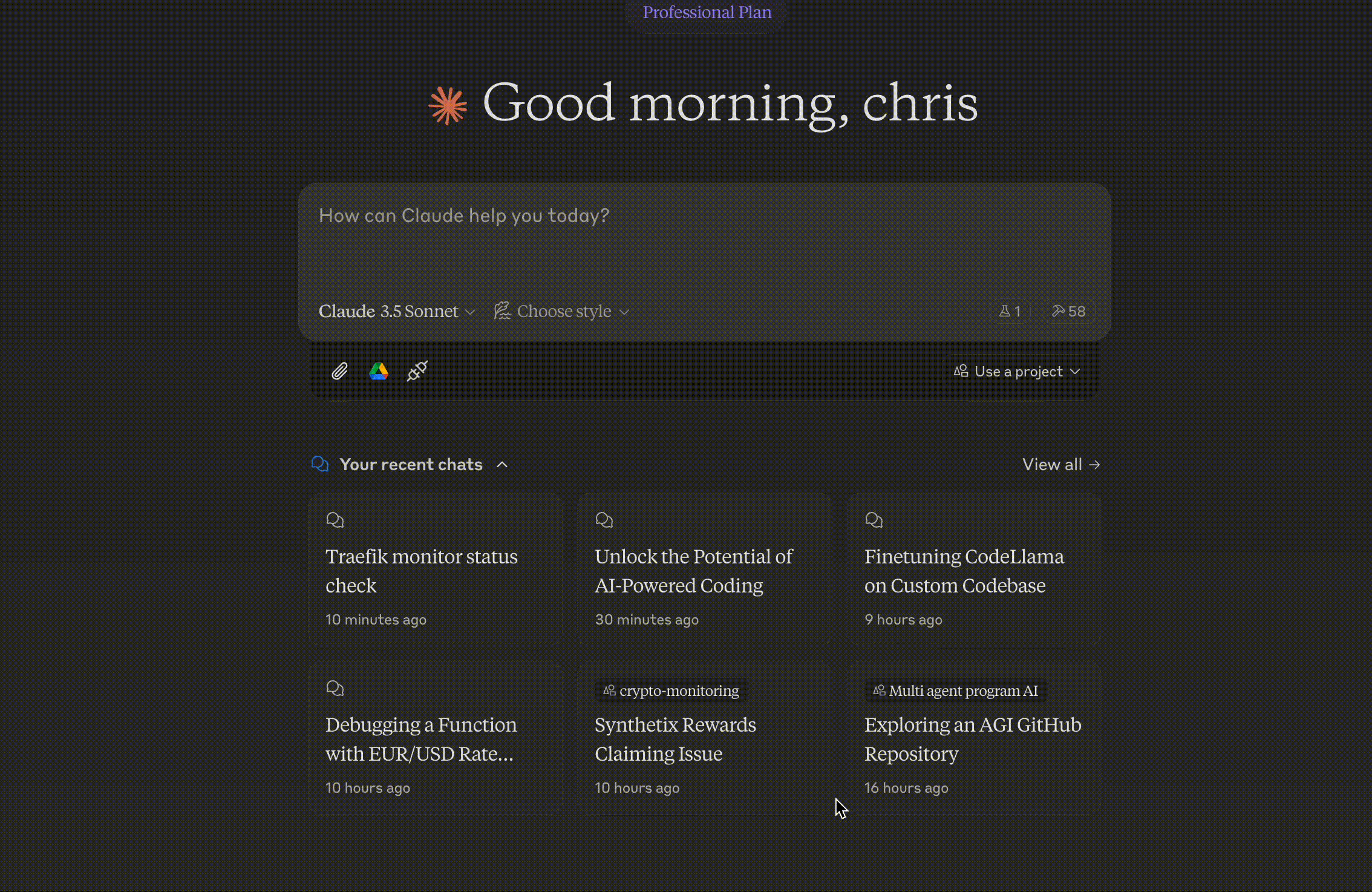 モニターを取得する