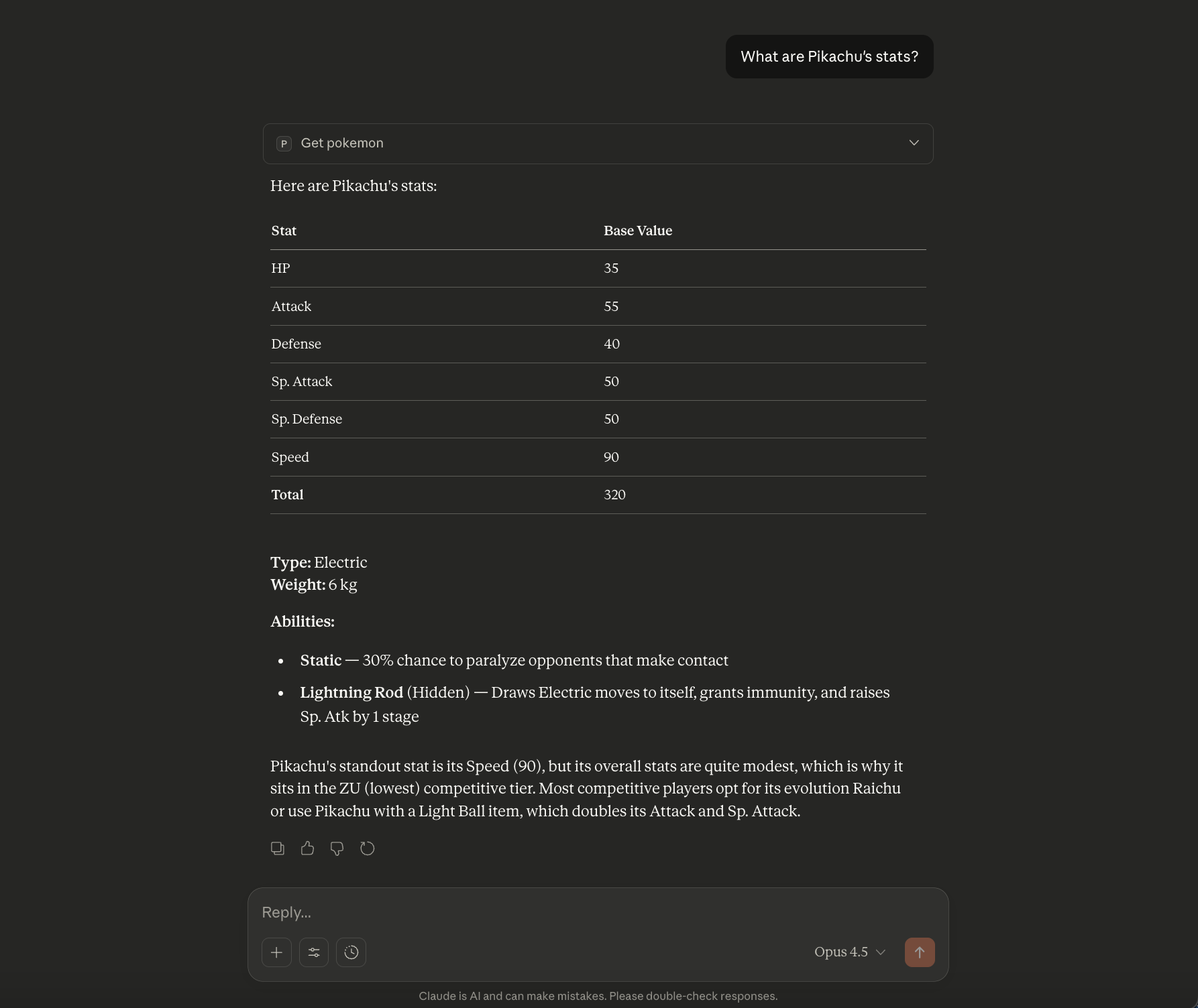 Claude Desktop using mcpkmn-showdown