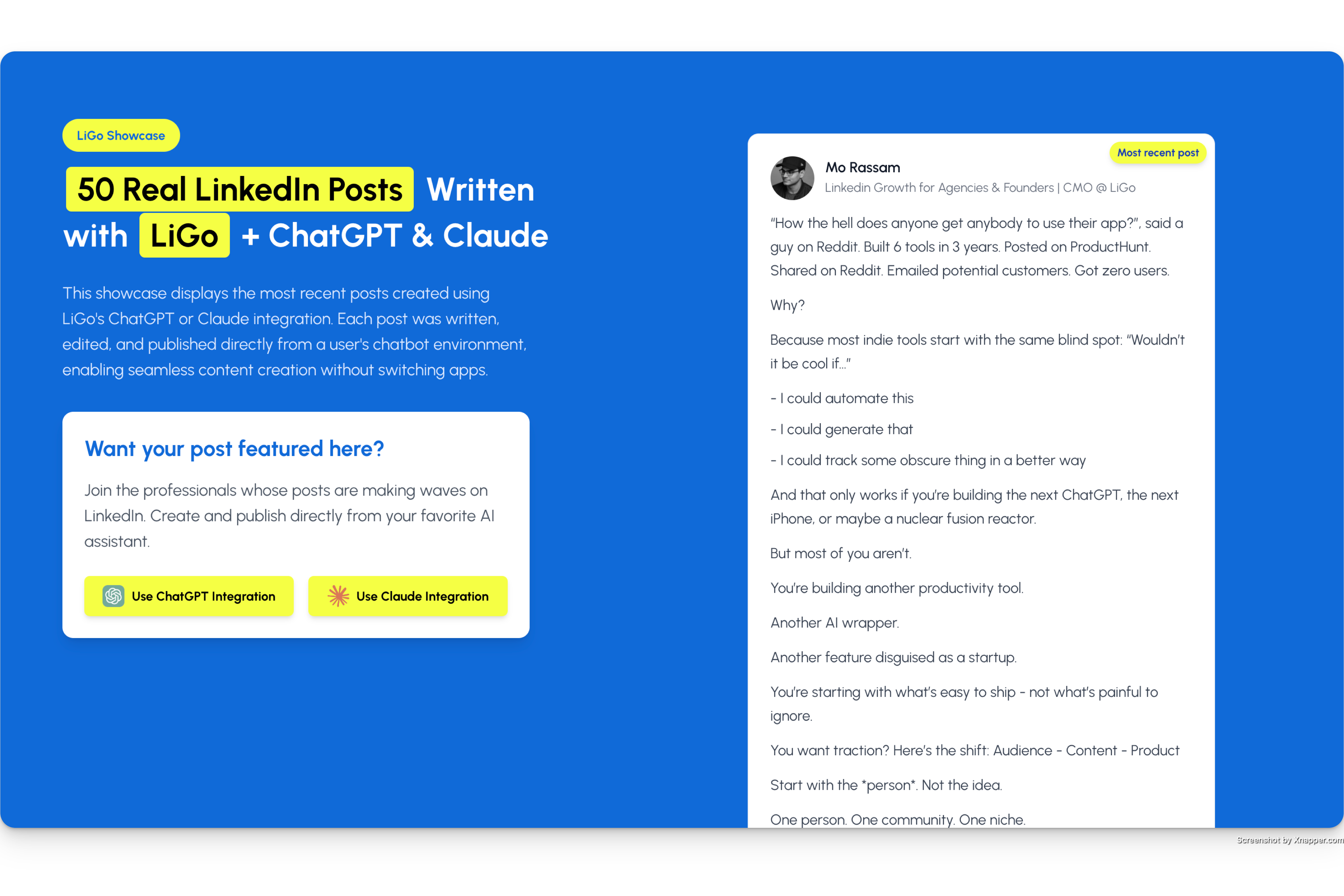 LiGo MCP リーダーボード