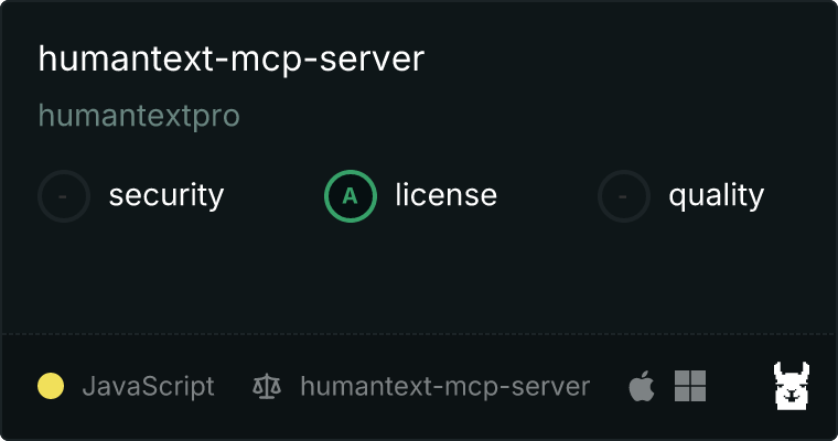 humantext-mcp-server MCP server