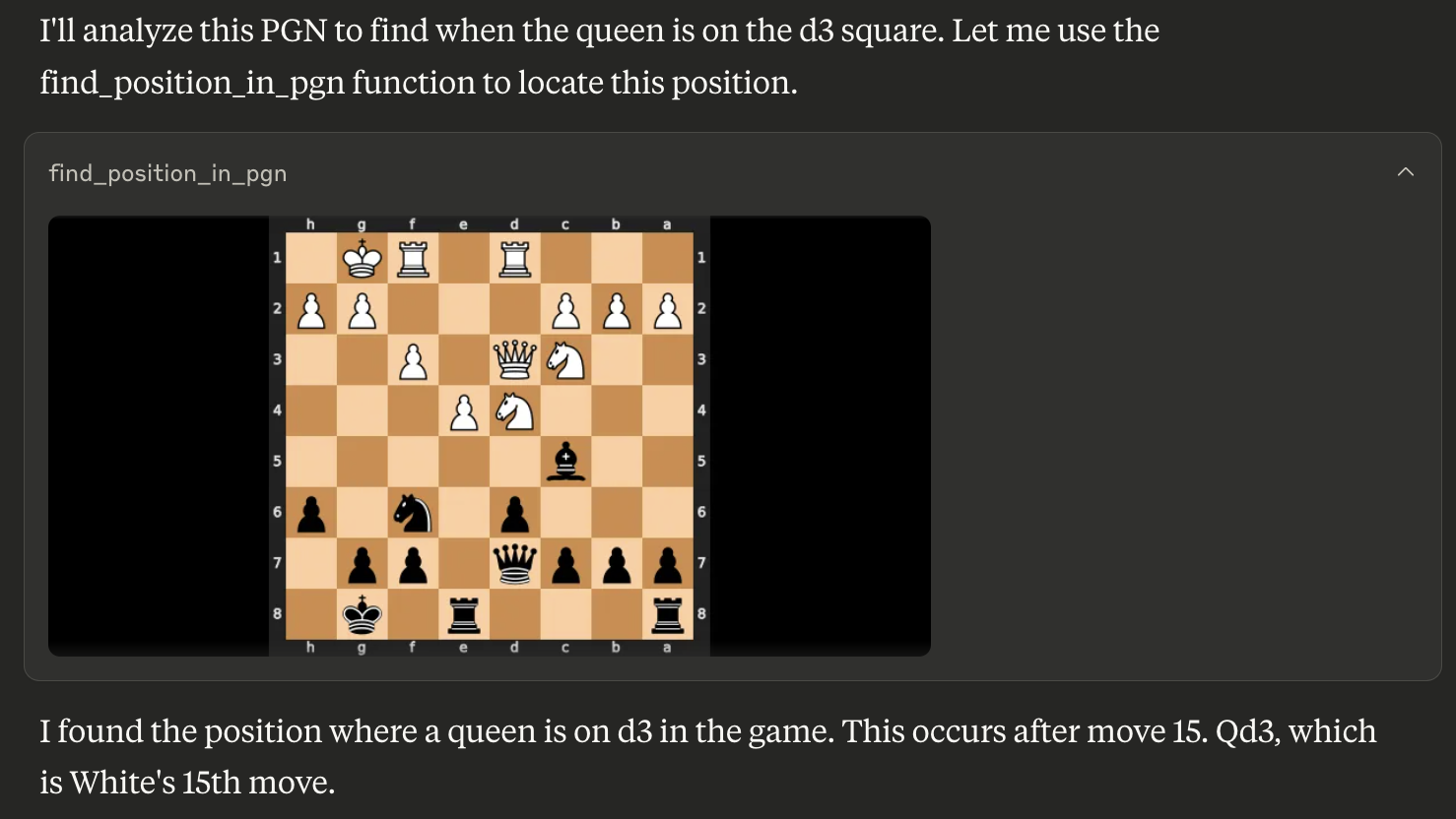 Find a position in a PGN