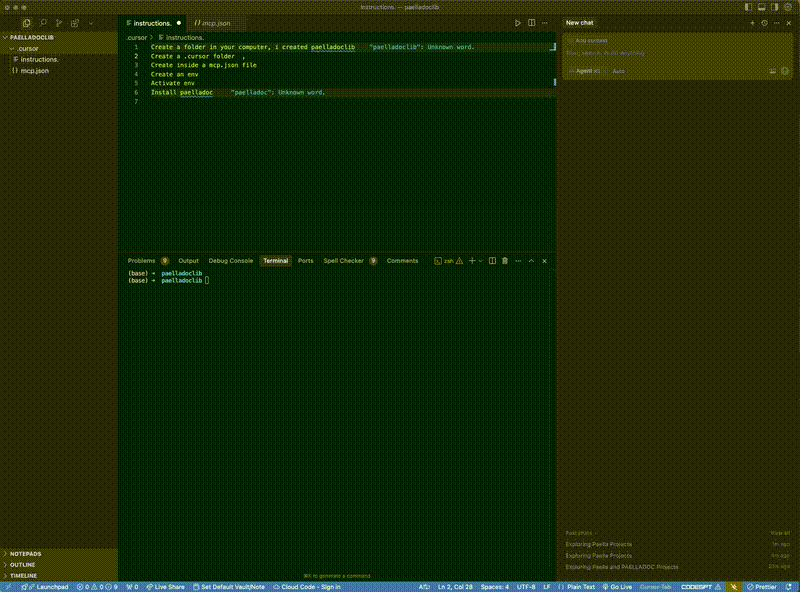 Demostración de instalación