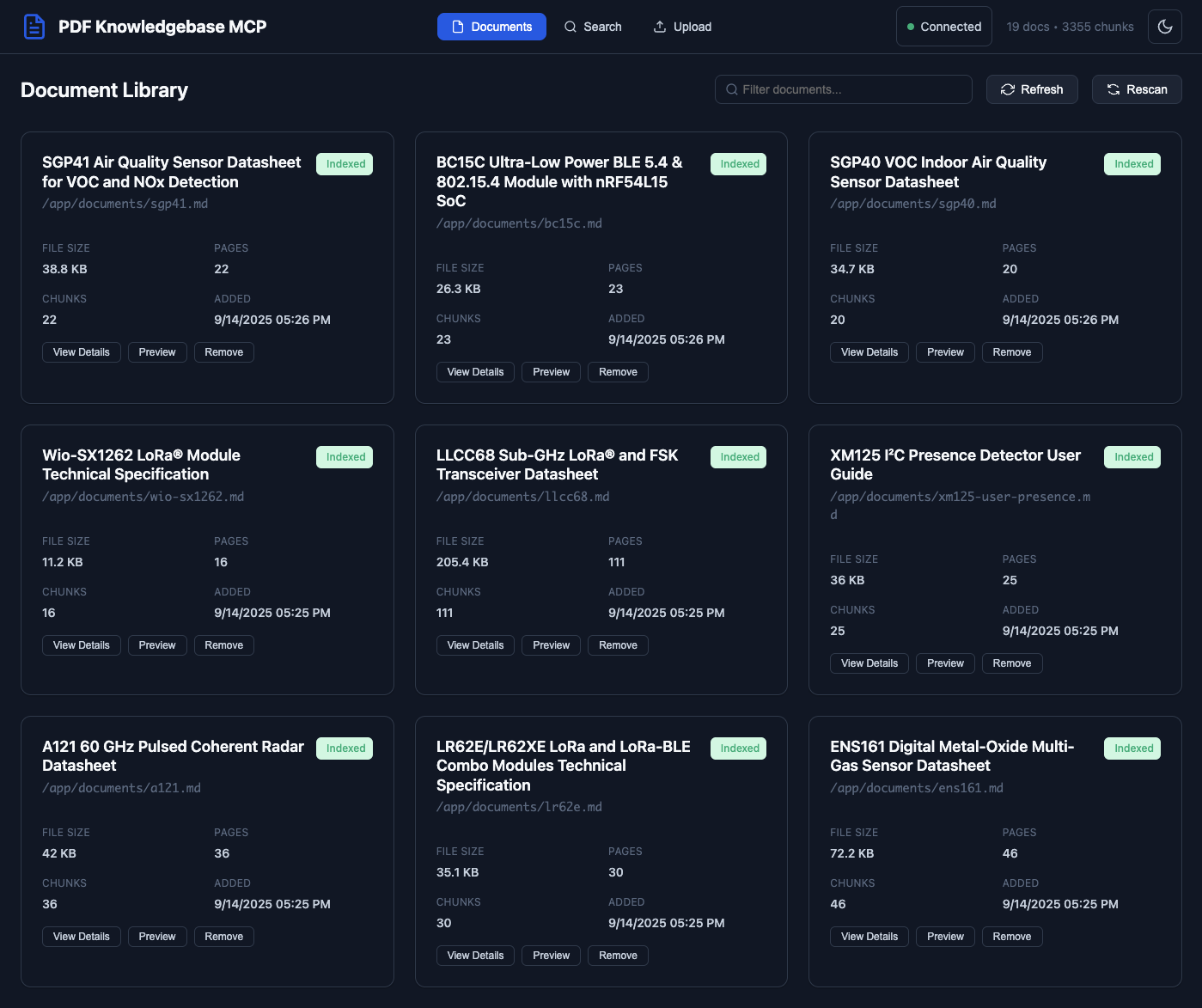PDF Knowledgebase Web Interface
