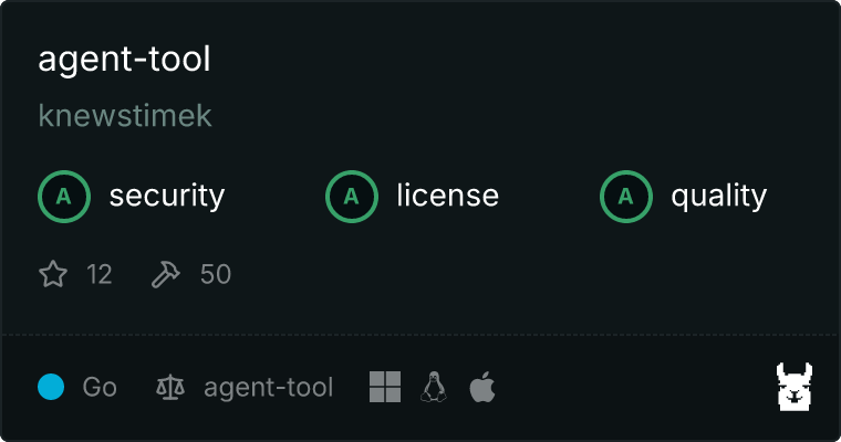 agent-tool MCP server