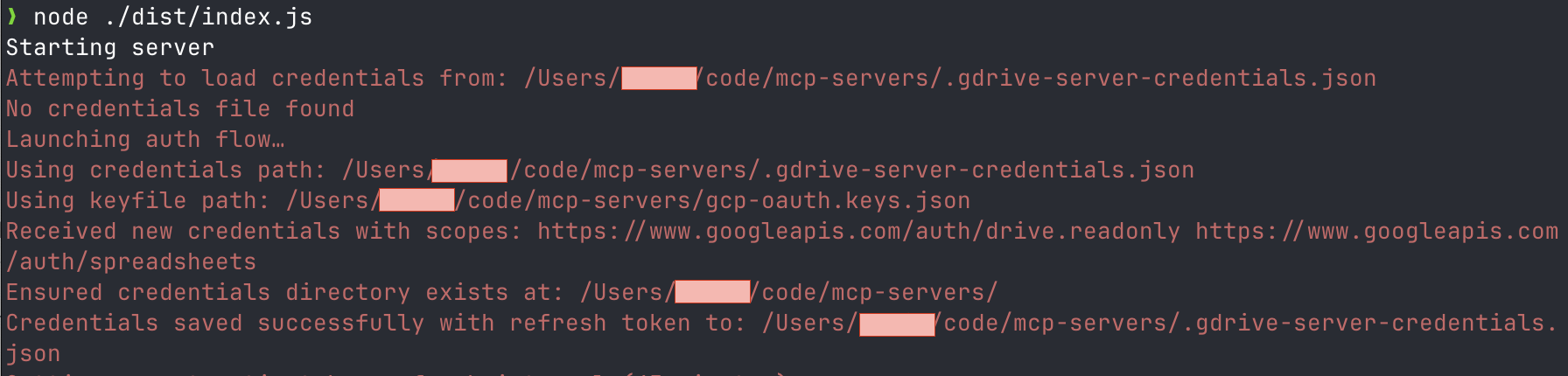 Authentication Prompt