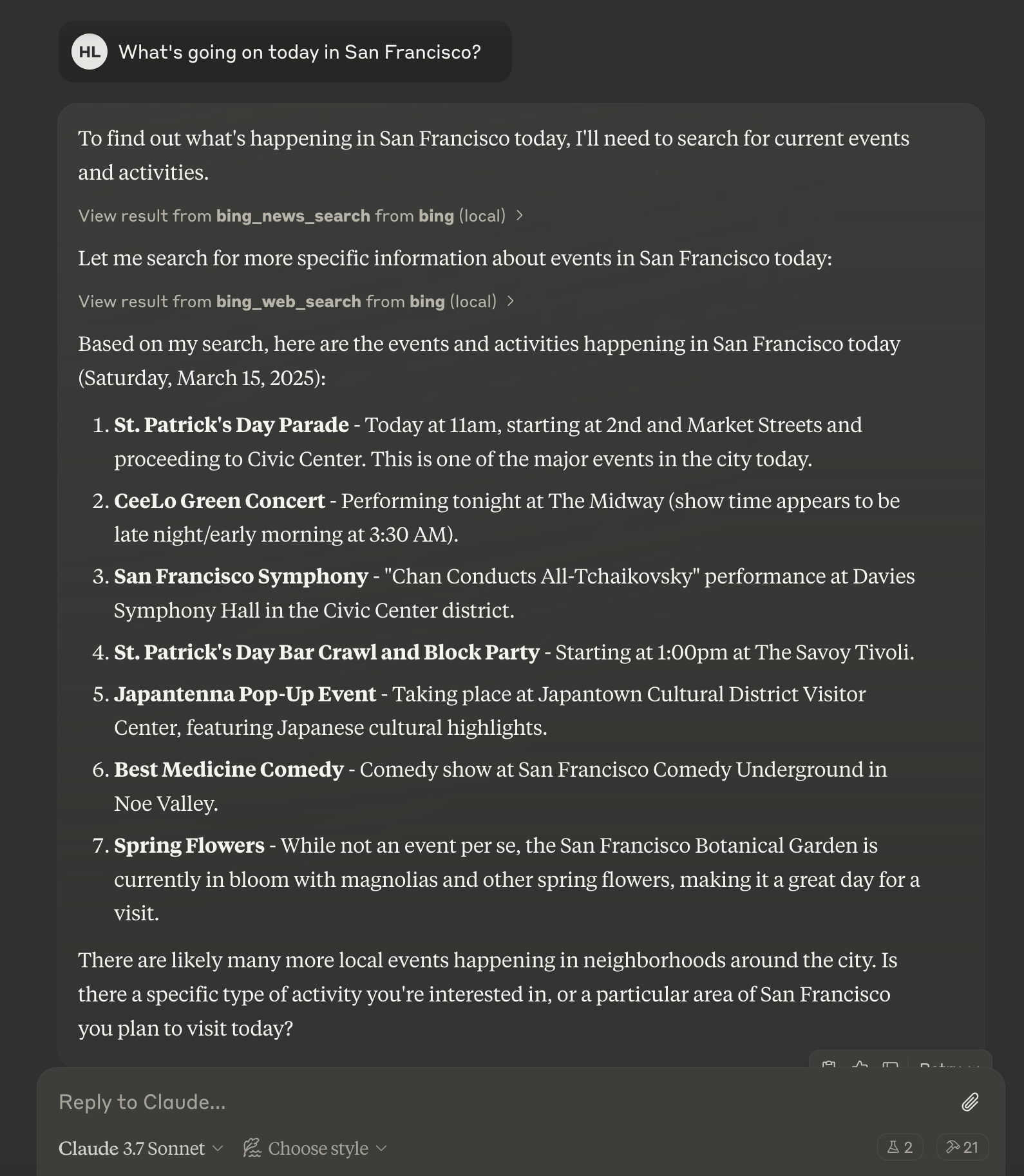 Claude Code Bing Search MCP