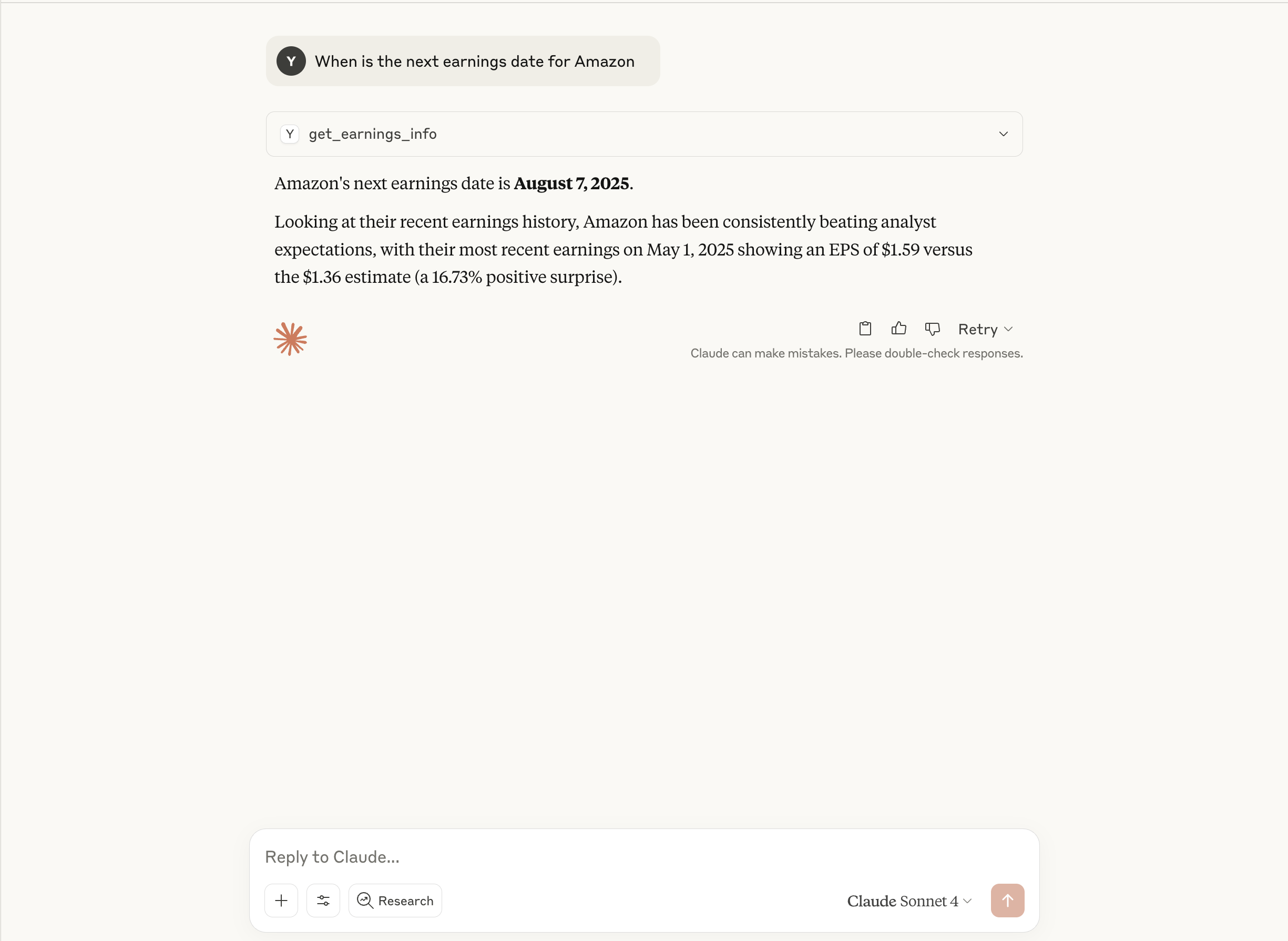 When is the next earnings date for Amazon?