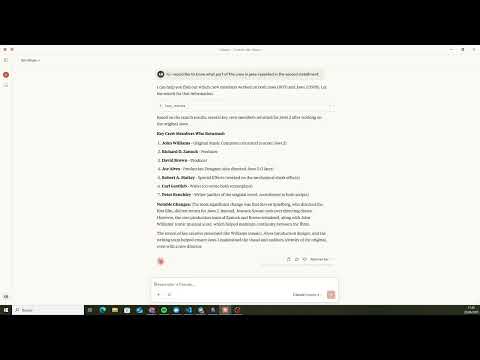 Two Actors on screen