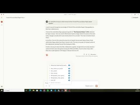 Two Actors on screen