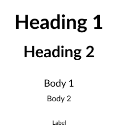 Typography Setup Example