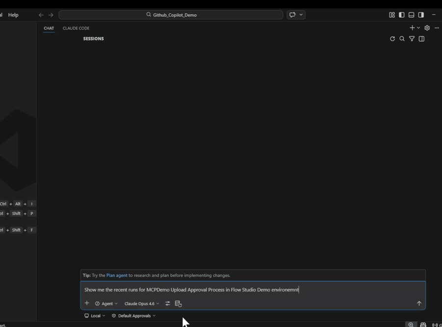 Agent debugging a Power Automate flow via MCP