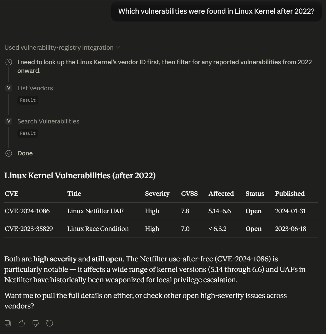 Consulta Multi-Herramienta de Linux Kernel