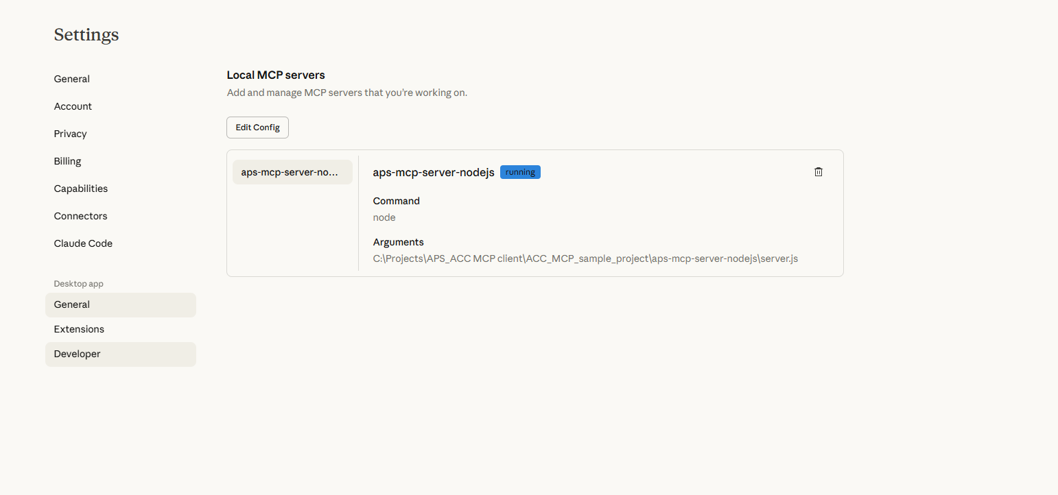 Claude Desktop MCP Server Configuration