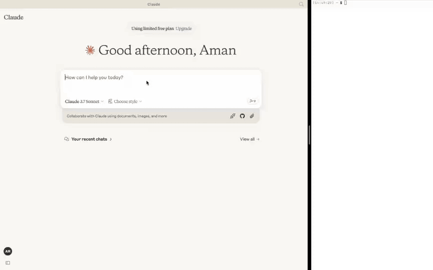 Демонстрация рабочего процесса