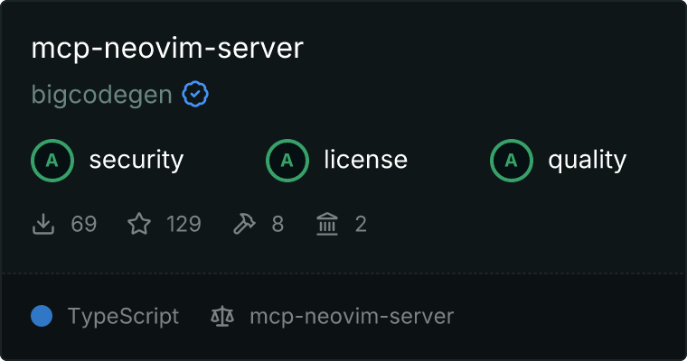 mcp-neovim-server MCP server