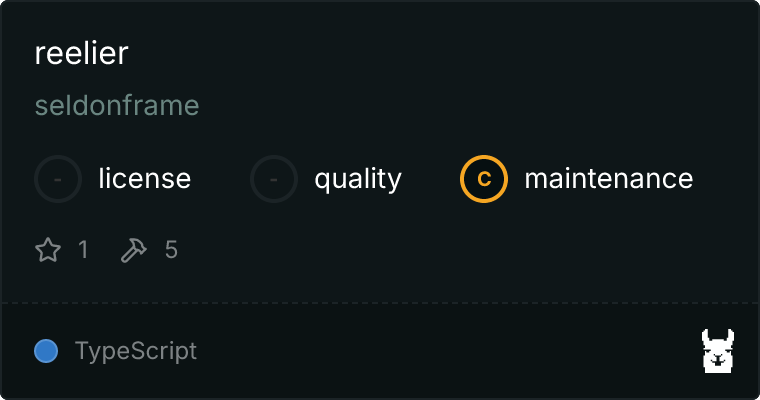Reelier MCP server on Glama