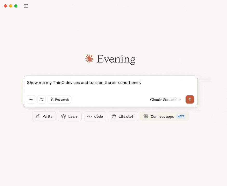 ThinQ Connect MCP Demo