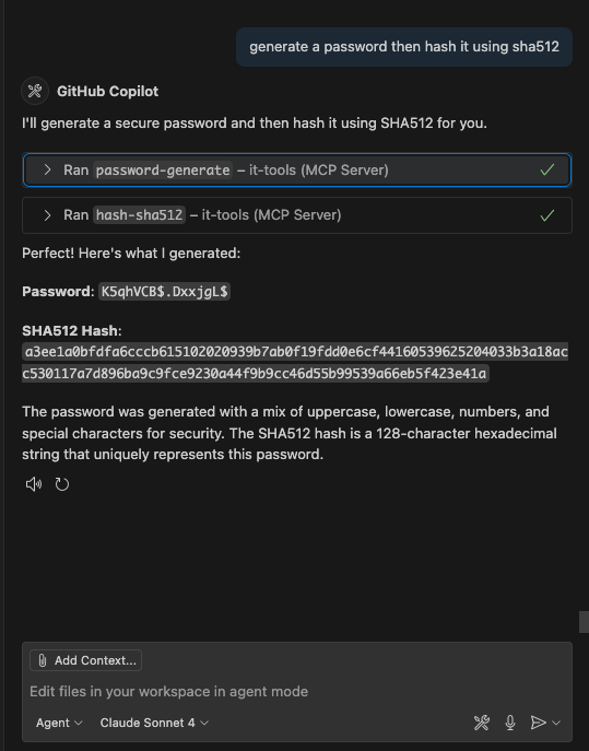 Password Hash Example