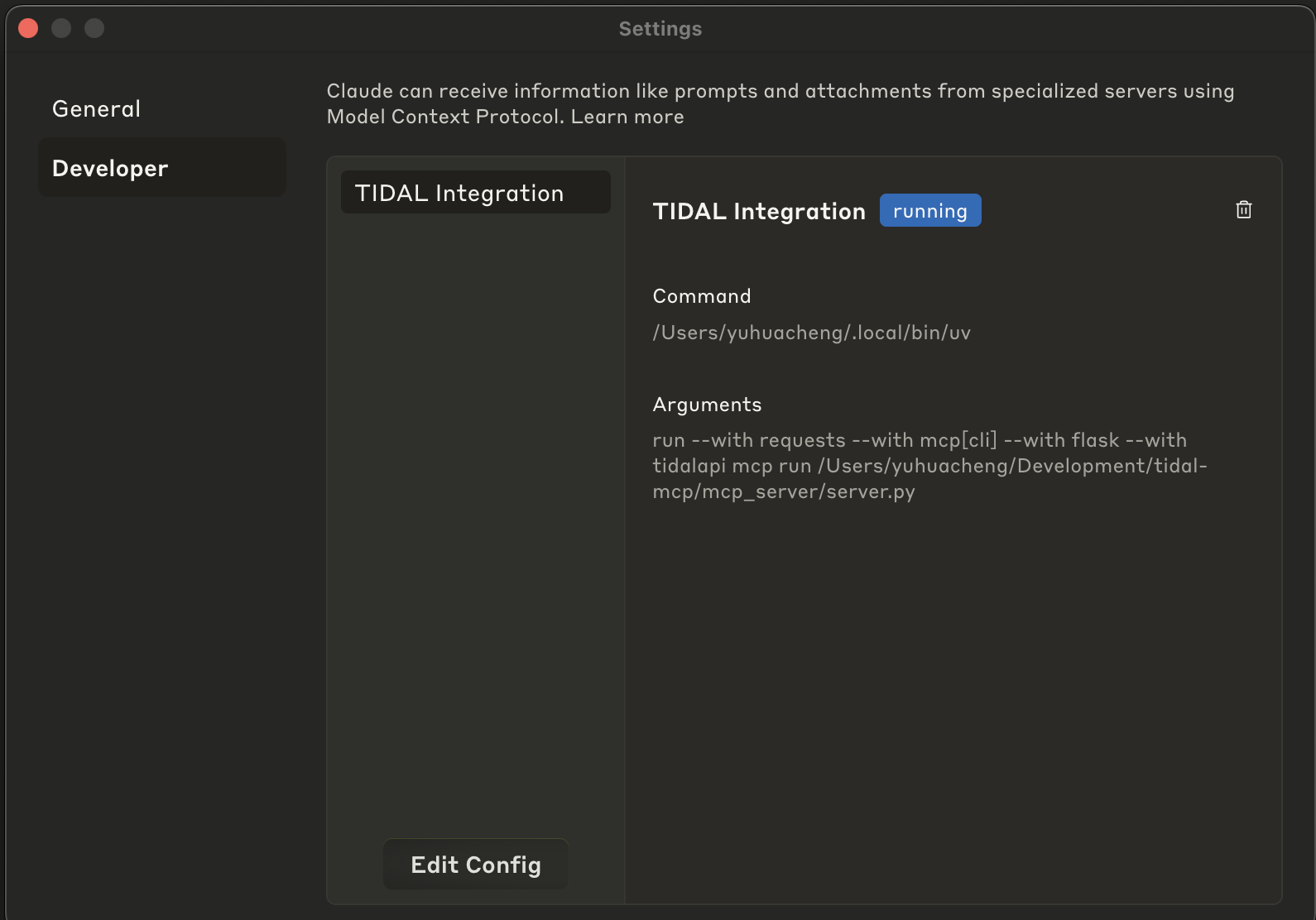 Configuración de Claude MCP